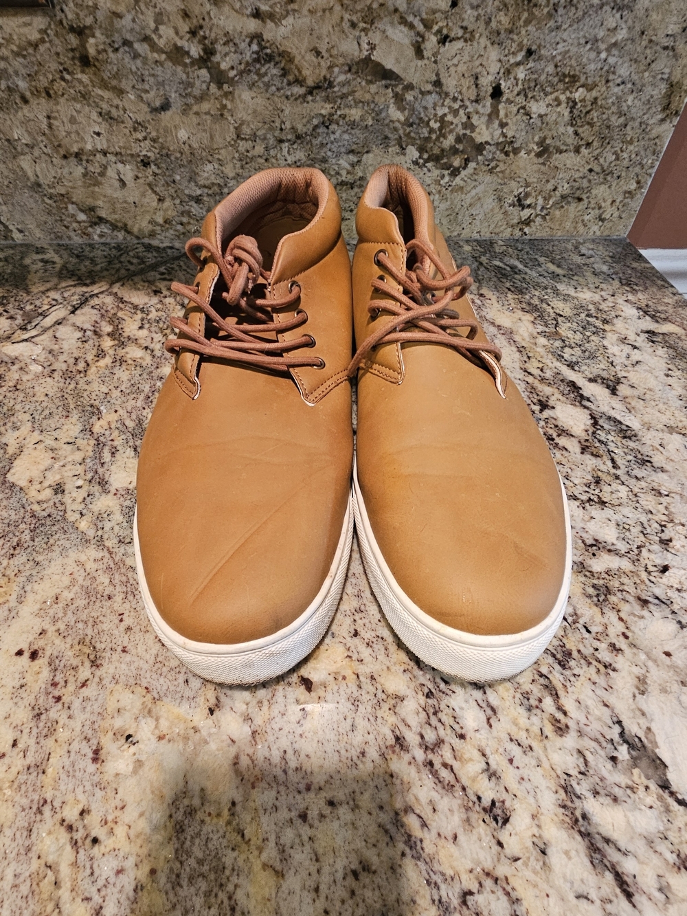 American Eagle Outfitters Tan Lace-Up Sneakers